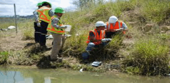 levantamiento de linea de bese ambiental